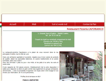 Tablet Screenshot of pizzeria-capobianco.com